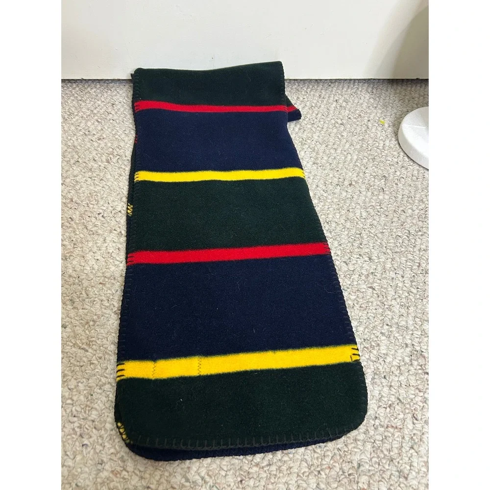 Tommy‎ Hilfiger Mens Striped Scarf Winter Warm Blue Green Red Yellow